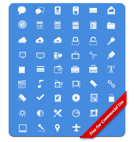 PP-FreeiPhoneToolbar 网页设计装饰png小图标
