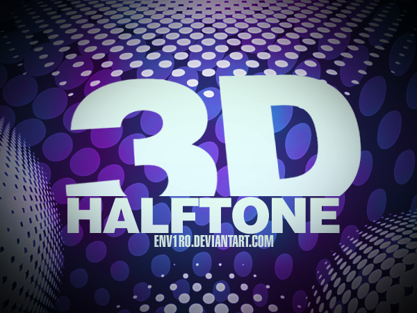 3D Halftone ps笔刷