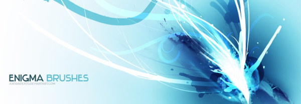 抽象光线photoshop笔刷!