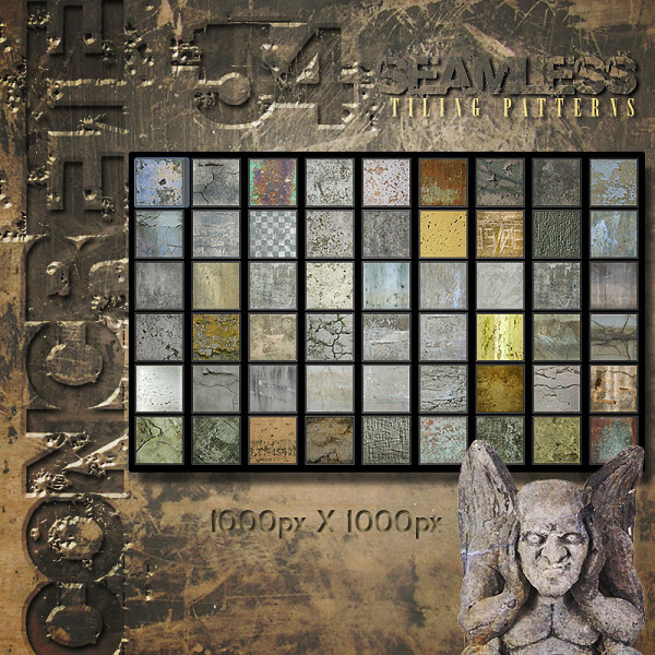 Ron's  公司出品的高清晰陈旧脱落、斑驳污迹图案合集 (之三)