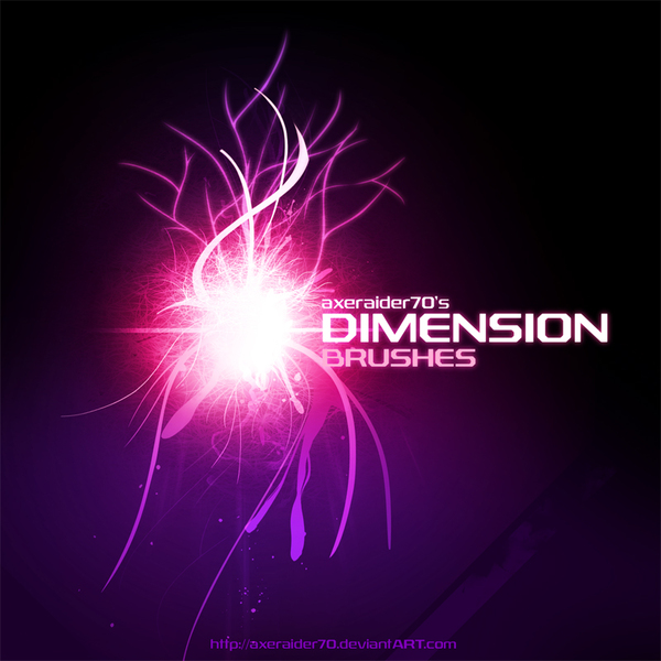 高清晰 “Dimension” PS笔刷