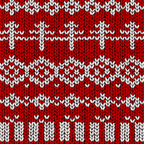 精美的毛线图样05——矢量素材