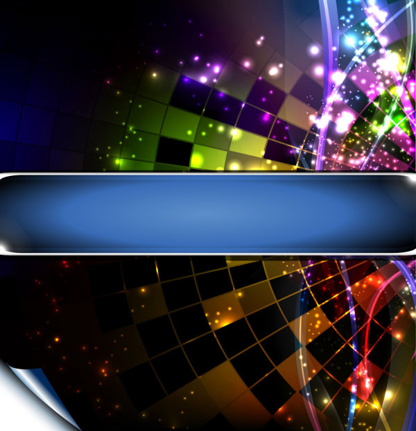 绚丽的灯光特效04——矢量素材