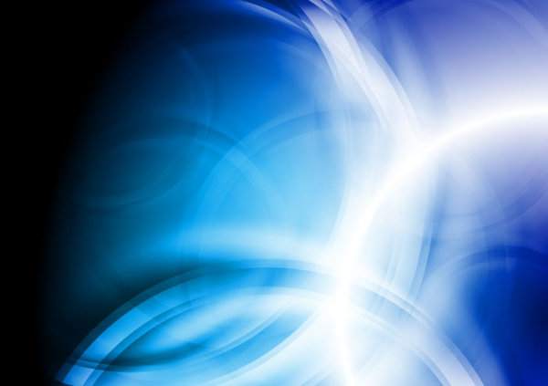 Blue rays background 03 - vector material