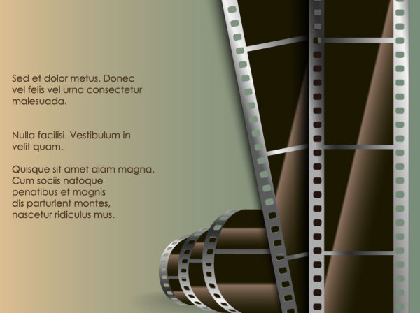 Retro Film 02 - vector material