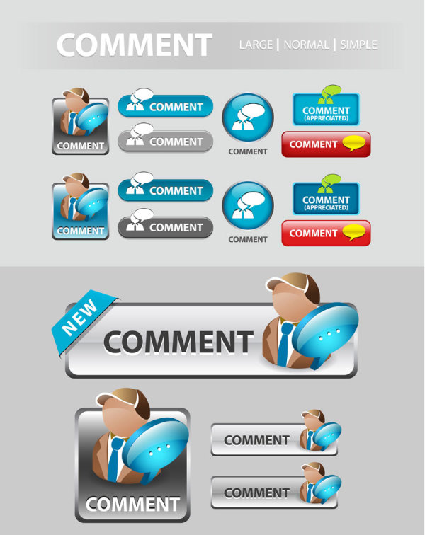 Web design elements 22 - vector material