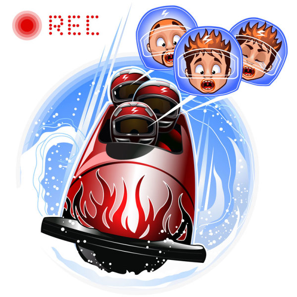 Motorboat - vector material