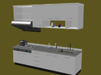 3D model of the whole cabinet 