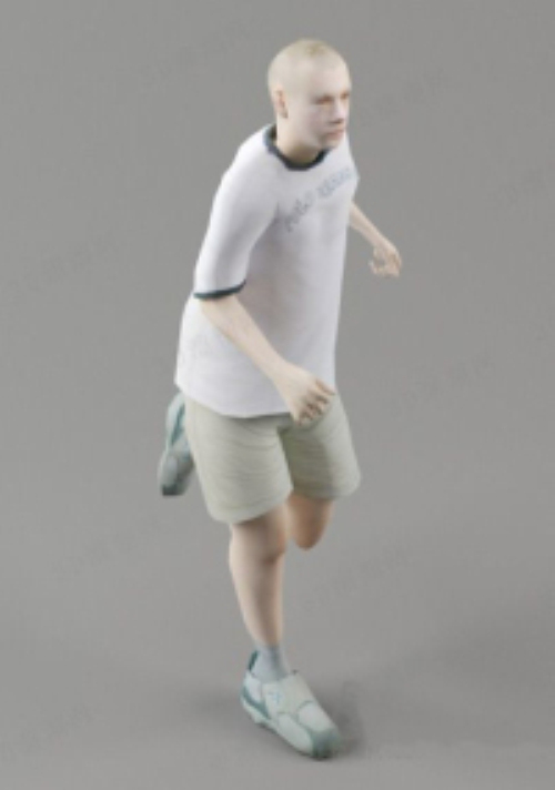 Running man model