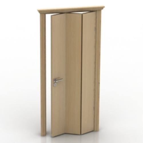 Wooden folding model