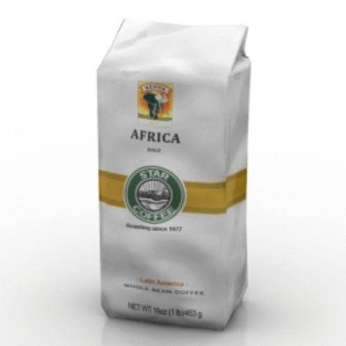 Bags of coffee 3d model
