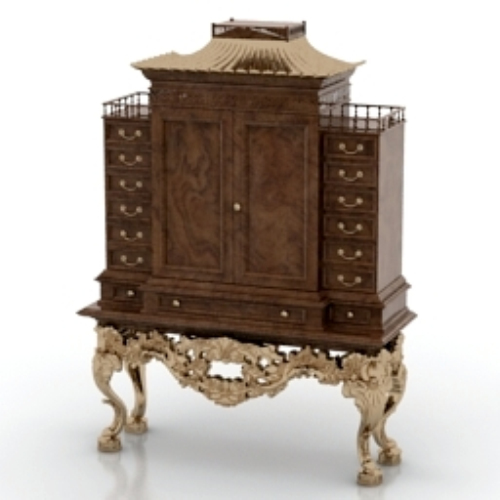 ornate shrine model