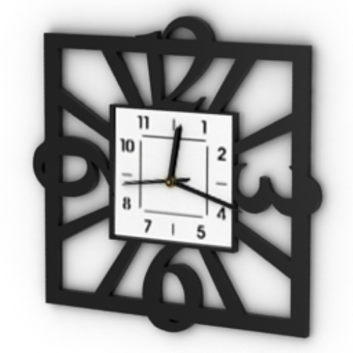 square border watch model