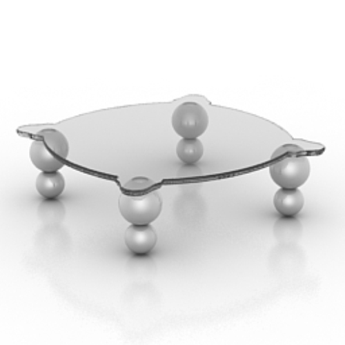 clear glass coffee table model