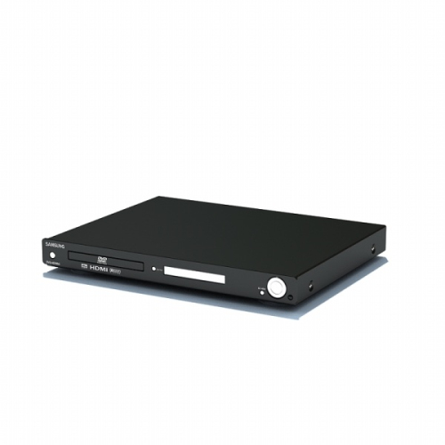Black DVD3D model