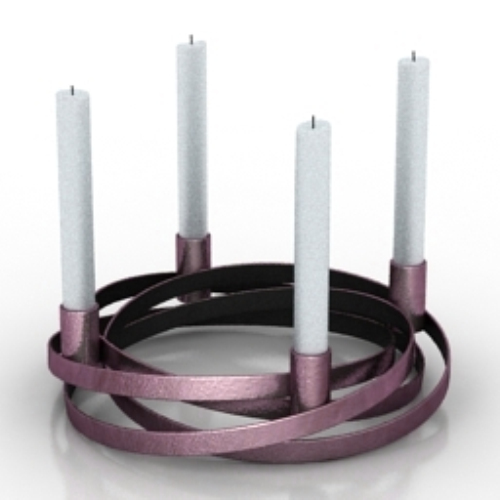 Romantic purple lights Model