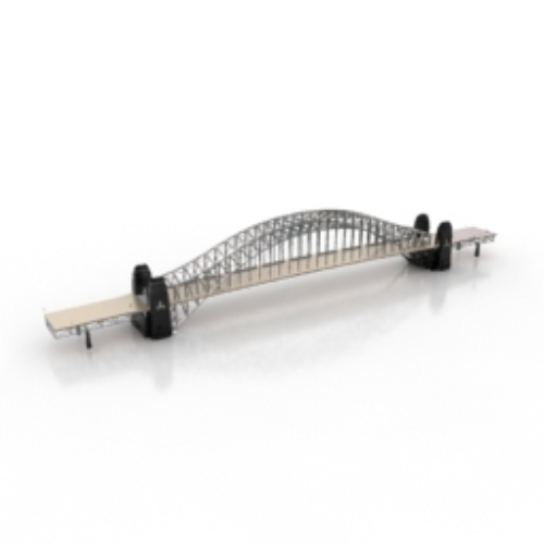 Simple 3D model bridges