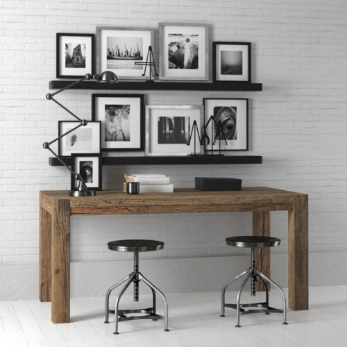 Simple wooden tables 3D model
