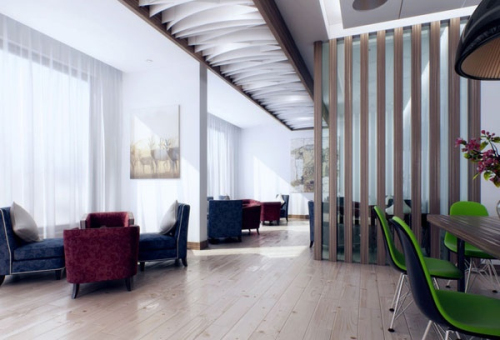 Company lounge 3d model