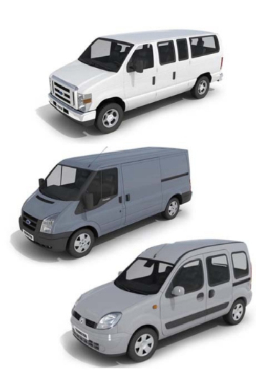 Sedan car 3D model