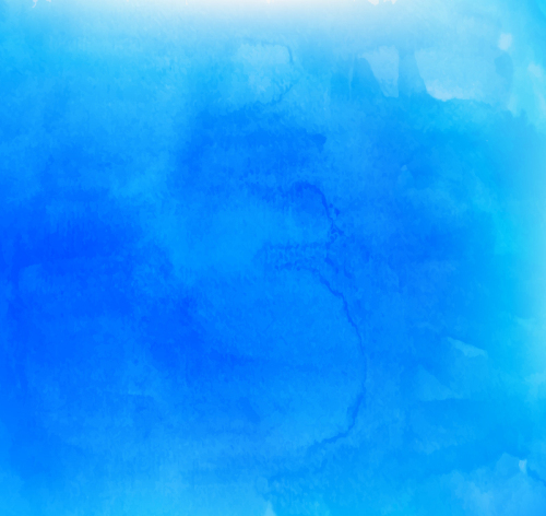 Blue watercolor background vector material